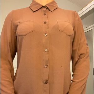 Multiple wear brown color shirt excellent condition